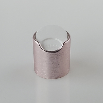 Szczotkowana aluminiowa nakładka na tarczę do opakowania kosmetycznego 24 mm 28 mm