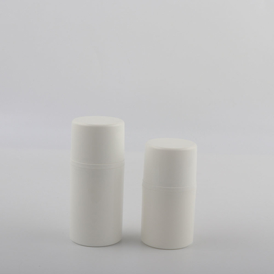Białe PP Plastikowe opakowanie kosmetyczne Airless Cream Serum Butelka 30 ml 50 ml 80 ml