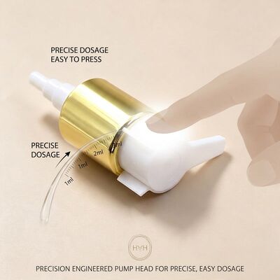 Pompka do rozprowadzania płynów zgodna z REACH 28/410 Precision 1.2ml Dosage Left-Right Lock for European Skincare Packaging OEM