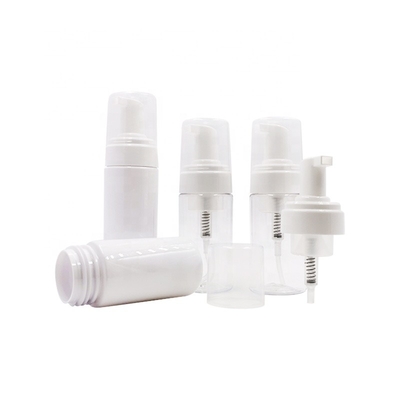 100 ml 150 ml Kosmetyki Plastikowe butelki, Butelka z pompką do musu Przezroczysty niebieski biały kolor