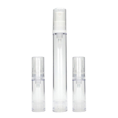 Lotion Airless Pump Butelki Plastikowa kosmetyczna butelka z rozpylaczem 5 ml 10 ml 15 ml