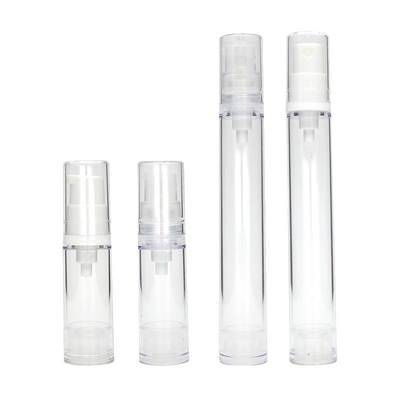 Lotion Airless Pump Butelki Plastikowa kosmetyczna butelka z rozpylaczem 5 ml 10 ml 15 ml
