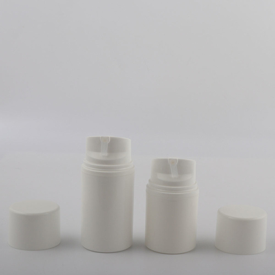Białe PP Plastikowe opakowanie kosmetyczne Airless Cream Serum Butelka 30 ml 50 ml 80 ml