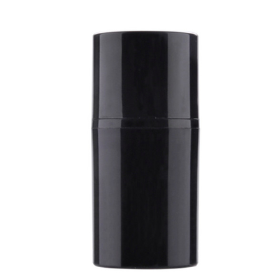 Puste czarne butelki z pompką bezpowietrzną PP 15 ml 30 ml 50 ml na balsam