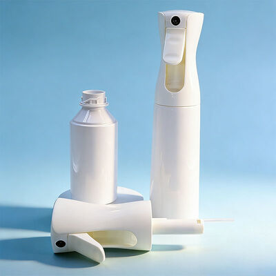 300 ml plastikowa butelka z rozpylaczem drobnej mgły do ​​roztworów czyszczących Butelki z ciągłym rozpylaniem mgły OEM z logo