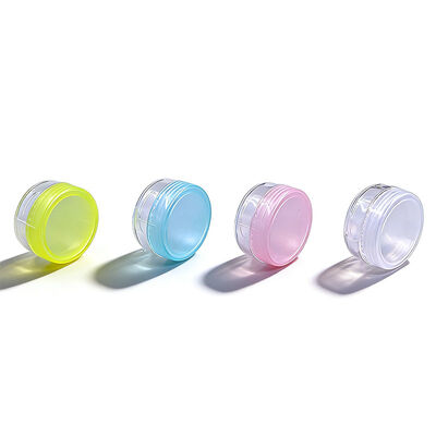 GORĄCA Wyprzedaż Pojemnik Kosmetyczny 10g 15g Niestandardowy Kolor PS Plastikowy Słoiczek do Kremu pod Oczy i Twarz Mini do Ciała