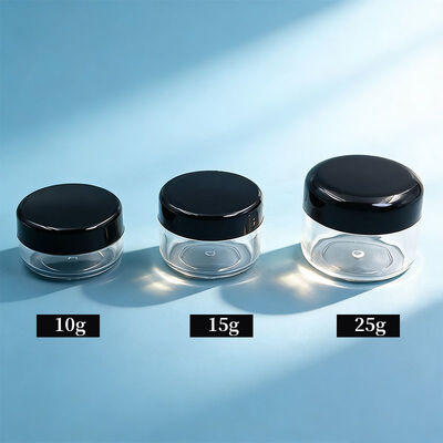 Osobisty słoik z kremem kosmetycznym 10g 15g 25g Plastikowy słoik z kremem PP