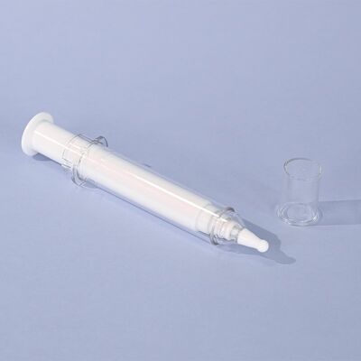 Luksusowa pompka kosmetyczna PS PP Airless w formie strzykawki 5ml 10ml 20ml Strzykawka kosmetyczna do opakowań kremów pod oczy i serum