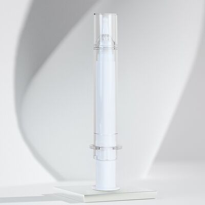 Luksusowa pompka kosmetyczna PS PP Airless w formie strzykawki 5ml 10ml 20ml Strzykawka kosmetyczna do opakowań kremów pod oczy i serum
