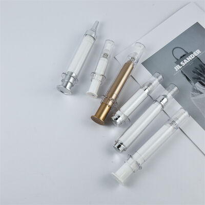 Plastic Cosmetic 5/10/20ml Serum Syringe Eye Cream Flaska bez powietrza Flaski bez powietrza dla kosmetyków