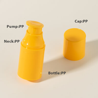 Hurtownia Fabryczna Niestandardowe Luksusowe Zestawy Plastikowych Butelek z Pompką Bezpowietrzną PP 30ml 50ml 80ml 120ml do Pielęgnacji Skóry Twarzy/Kremu pod Oczy
