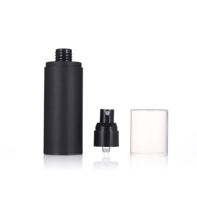 Hurtownia 120 ml matowej plastikowej butelki z rozpylaczem PP z nakrętką i pędzelkiem do kremu do twarzy, balsamu, serum do pielęgnacji skóry