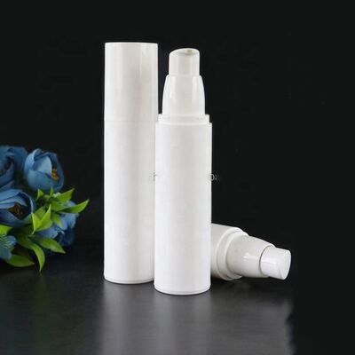 Unikalne białe opakowanie kosmetyczne butelka plastikowa bez powietrza