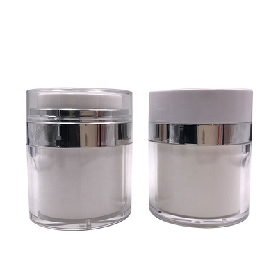Słoik z kremem akrylowym bezpowietrznym, słoik kosmetyczny 50 ml 50 g do pakowania w balsam