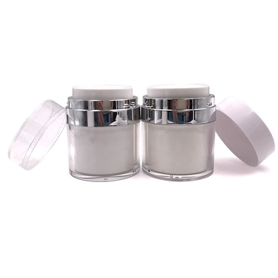 1 uncja 4 uncji Airless Pump Cream Jar, akrylowy słoik kosmetyczny do opakowań do pielęgnacji skóry