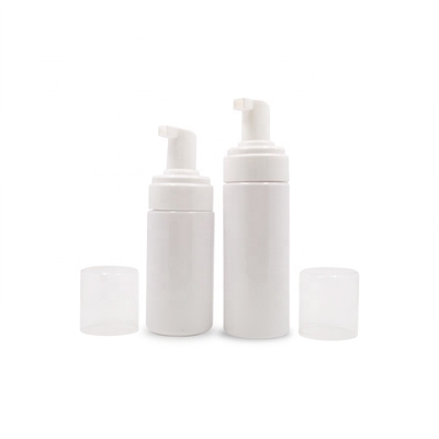 100 ml 150 ml Kosmetyki Plastikowe butelki, Butelka z pompką do musu Przezroczysty niebieski biały kolor