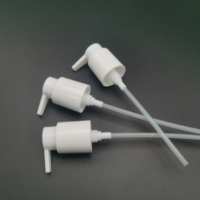 Plastikowa pompka do balsamu PP 24 410 Biała 24 mm do pakowania kosmetyków