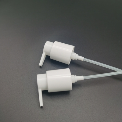 Plastikowa pompka do balsamu PP 24 410 Biała 24 mm do pakowania kosmetyków