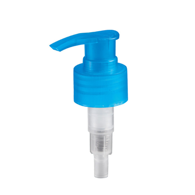 Zakręcana blokada 28 mm Niebieska pompa do balsamu, plastikowa pompa do białego balsamu PP 24 410