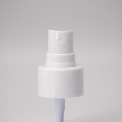 Biała plastikowa głowica opryskiwacza mgły, pompa opryskiwacza perfum 28/410