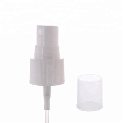 Biała plastikowa głowica opryskiwacza mgły, pompa opryskiwacza perfum 28/410