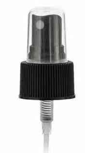 Czarny biały rozpylacz mgły perfum 28/410 0,12 ml plastikowy materiał PP