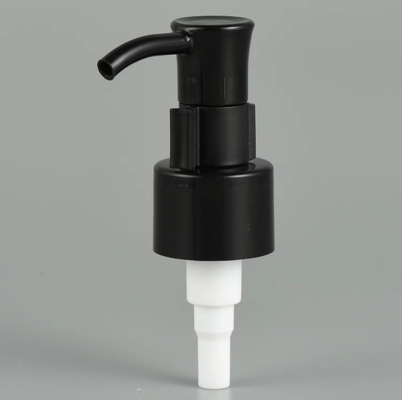 28/410 Dozownik pompy olejowej Czarna biała plastikowa pompka do balsamu z klipsem